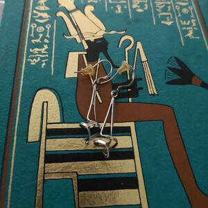 Unique twist sterling  earrings